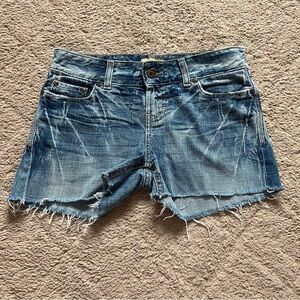 BKE Denim Low Rise Cut Off Distressed Shorts Women’s Size 27